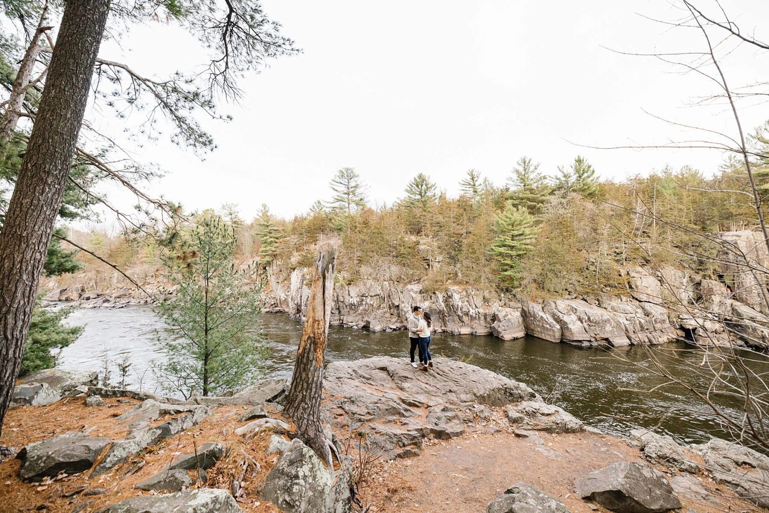 Taylors Falls, Minnesota Fall Engagement